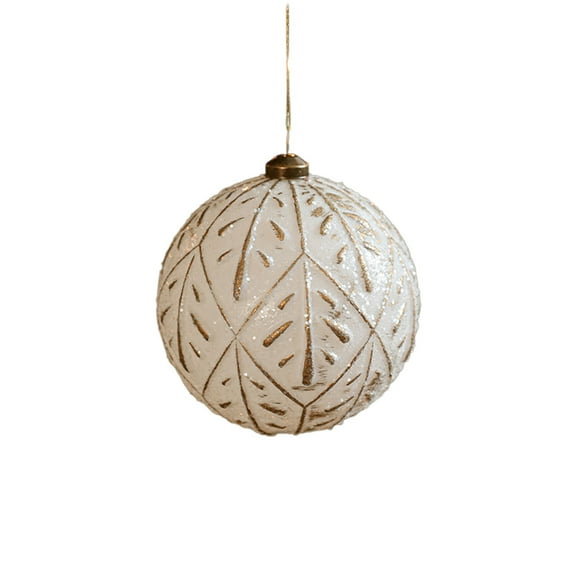 White Plastic Christmas Balls – 3.93" Shatterproof Tree Ornaments with Hanging Loop – Elegant Holiday Baubles for Home, Party & Gift Wrapping