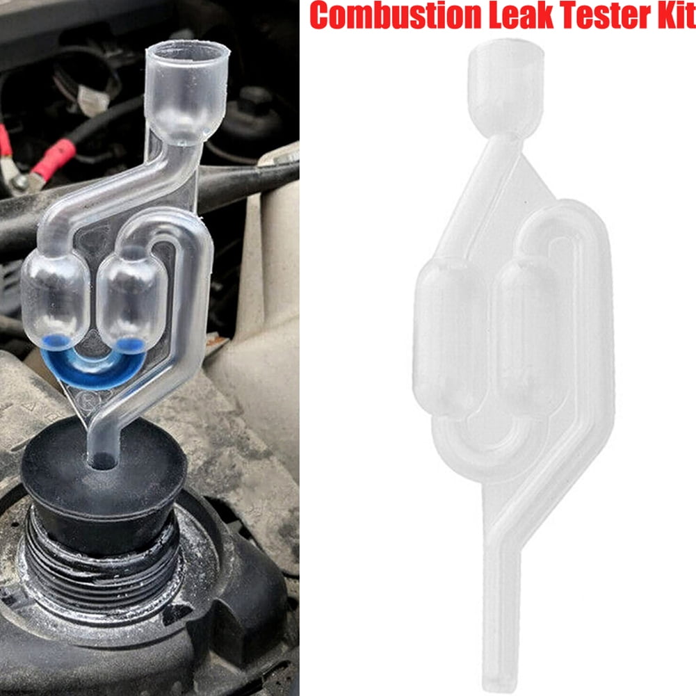 White Plastic Combustion Leak Tester, 5.5x17cm, Head Gasket Detector