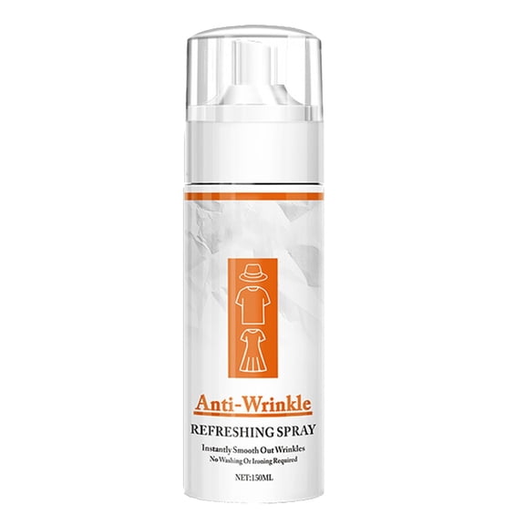 White Instant Release Spray for Clothes, Anti-Static Fabric Refresher, 150ml, Travel Size
