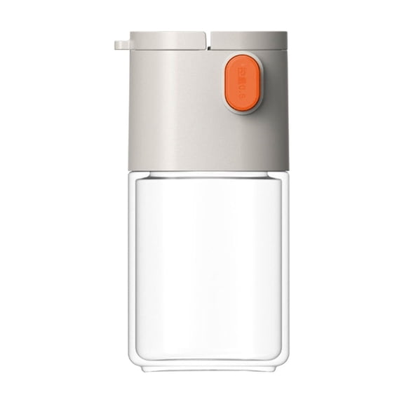 White Plastic Measuring Seasoning Bottle with Quantitative Dispenser, 0.5 Gram Salt and Pepper Shaker for Kitchen and Outdoor Use