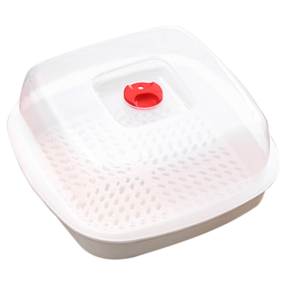 White Plastic Microwavable Food Containers Microwave Steamer Rice