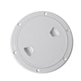 thumbnail image 1 of White Plastic Off Deck Screw Access Hatch Cover for Marine Boat RV - 6inch, 1 of 6