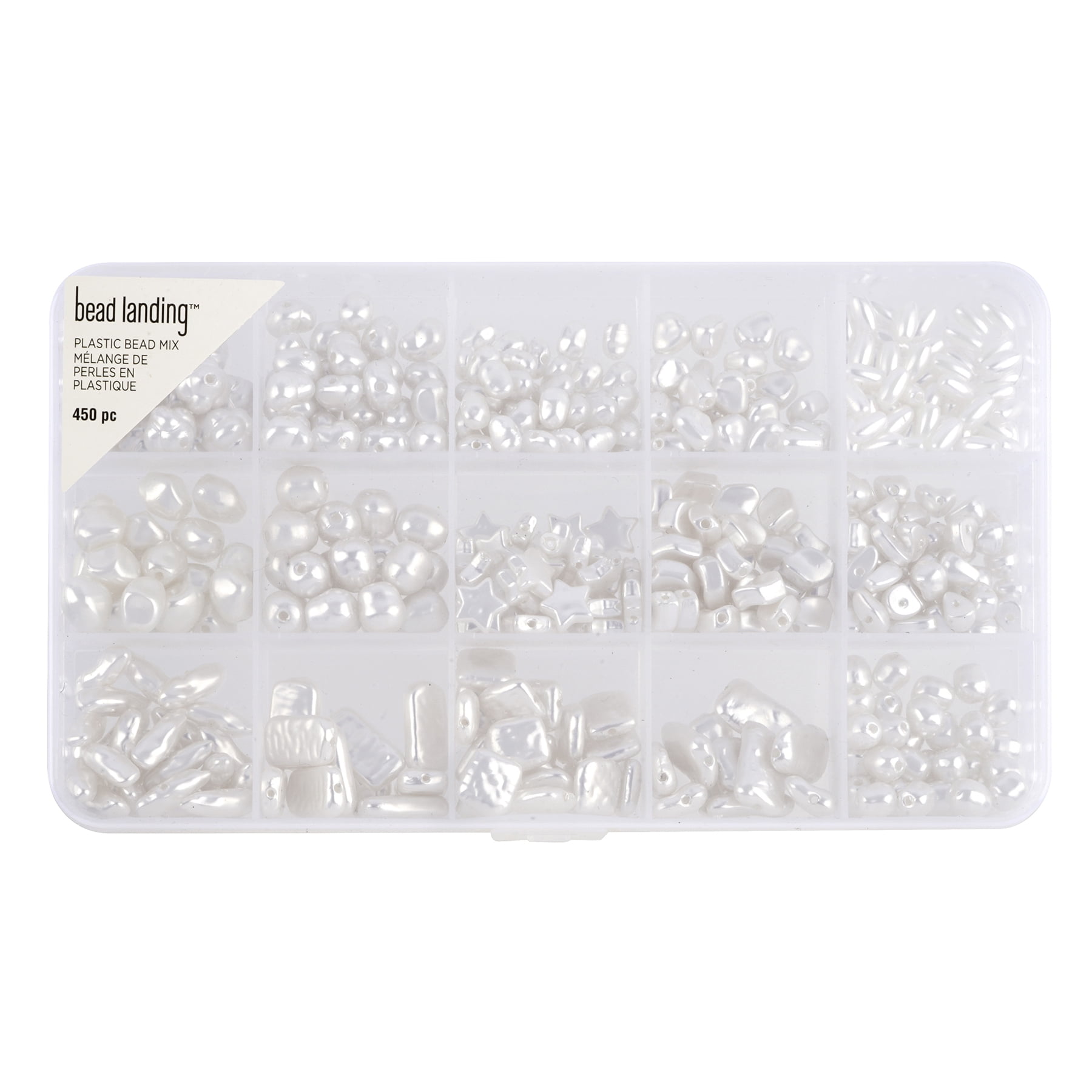 White Plastic Pearl Bead Mix by Bead Landing
