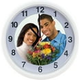 thumbnail image 1 of White Plastic Photo Wall Clocks - Pack of 12, 1 of 1