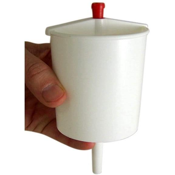 Needzo Religious Gifts White Plastic Push Button Communion Cup Filler Church Supplies, Fills Up to 25 Cups
