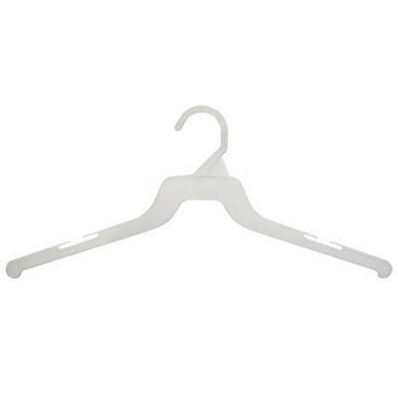 White Plastic Shipping Hanger 16"