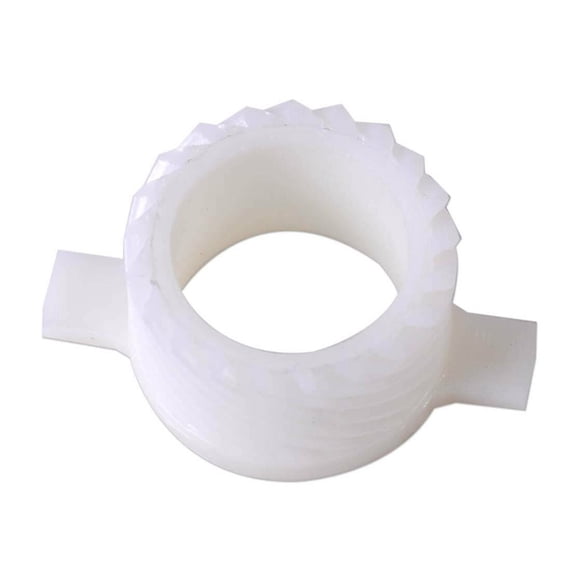 White Plastic Speedometer Drive Gear for Suzuki DR250 (1990-1993) Direct Replacement with OEM-Sized Dimensions