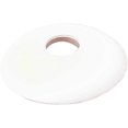 White Plastic Split Escutcheon, 1/2