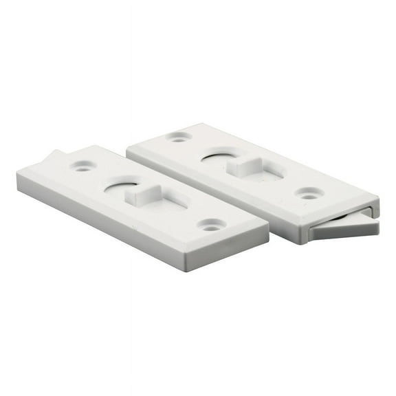 White Plastic Tilt Latch (2-pack)