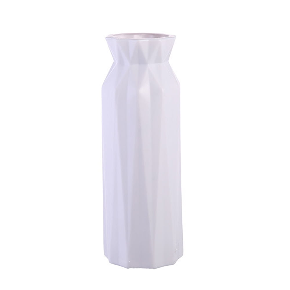 White Plastic vases for Home Decoration, Pampas Grass vases, Bohemian