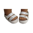 thumbnail image 1 of White Platform Sandals For All 18 Inch Girl Dolls, 1 of 4