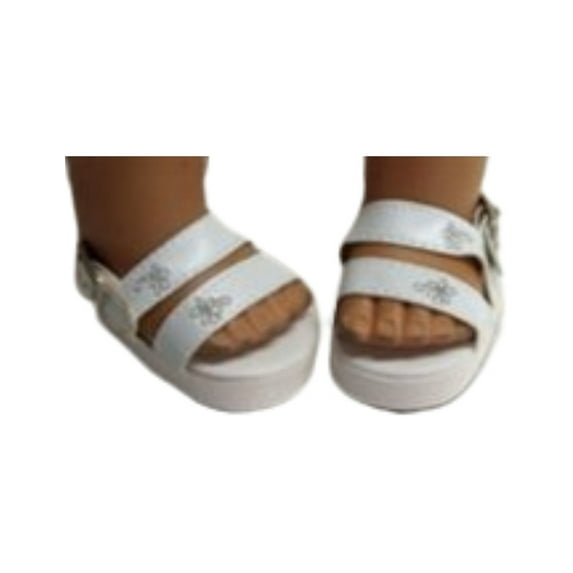 White Platform Sandals For All 18 Inch Girl Dolls