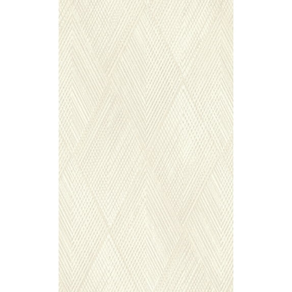 White Playful Textured Geometric Wallpaper