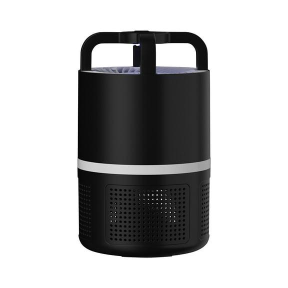White Plug-in Indoor Fly Trap Suction Adjustable Light Low Noise Insect Catcher Catch Mosquitoes Fruit Flies Gnats 1 Pc