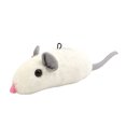 thumbnail image 1 of White Plush Mouse Cat Toy, Sound Activated Squeaky Rat for Hunting 1 Pack, Interactive Chew Toy for Kitten Training, Boredom Buster Gift 4.3x2.2 Inch, 1 of 4
