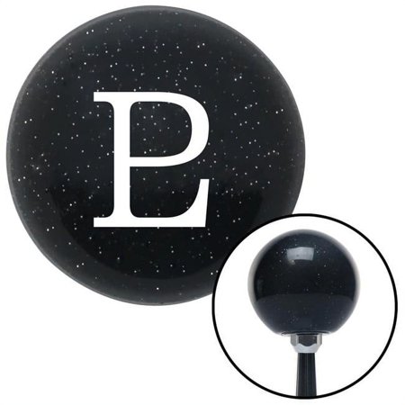 White Pluto Black Metal Flake Shift Knob with M16 x 1.5 Insert Shifter Auto Manual