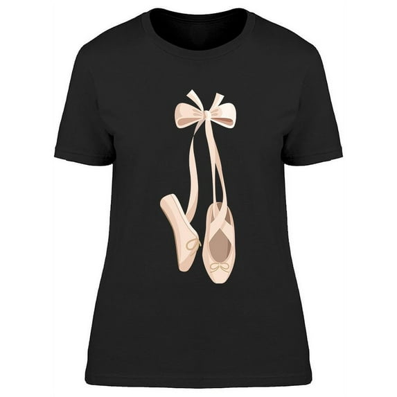 White Pointes Shoes T-Shirt Women -Image by Shutterstock, Female XX-Large