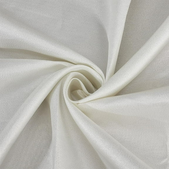 White Poly Cotton Broadcloth Fabric 5939inch Inside Silver Wires Plain Solid Color Linen Fabric Garments Crafts Accessories for Table Cloth Embroidery Backing Quilting Sewing