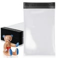 thumbnail image 1 of White Poly Mailers Envelopes, 6 x 9 Inches. Pack of 3000 Plastic Shipping Bags for Clothes, 2.0 Mil. Stretchy Shipping Envelopes for Clothing. Waterproof Mailers Poly Bags with Self-Seal, 1 of 7
