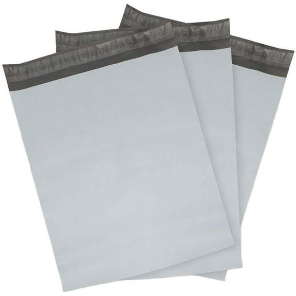 White Poly Mailers Envelopes Shipping Bags Self Sealing 2.5 Mil (14x18 (25 Pieces))