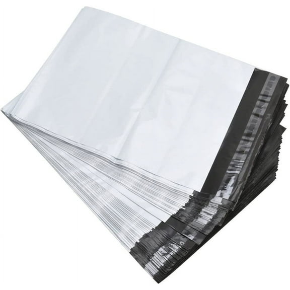White Poly Mailers Shipping Envelopes, Self-Sealing Envelopes, Enhanced Durability Multipurpose Envelopes Off White, 24 x 24