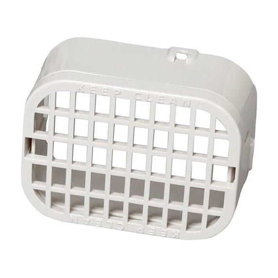 White Polycarbonate Rodent Guard, 3.5 x 4.5 x 1.5 in. - Pack of 12