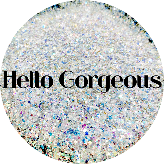 White Polyester Glitter | Craft Glitter | Glitter for Arts & Crafts | Tumblers | Cosmetics | Nails | Epoxy Resin Art | Slime | DIY | Body Glitter | 3.5 oz Bottle