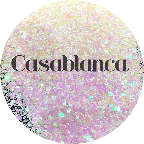 White Polyester Glitter | Craft Glitter | Glitter for Arts & Crafts | Tumblers | Cosmetics | Nails | Epoxy Resin Art | Slime | DIY | Body Glitter | 3.5 oz Bottle