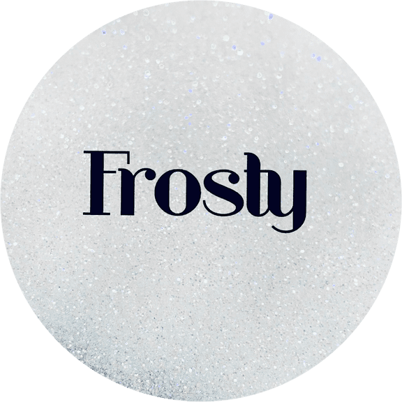 White Polyester Glitter | Craft Glitter | Glitter for Arts & Crafts | Tumblers | Cosmetics | Nails | Epoxy Resin Art | Slime | DIY | Body Glitter | 3.5 oz Bottle