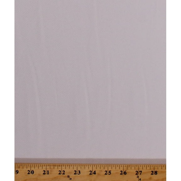 White Polyester Spandex Wickaway Knit Mesh Stretch Fabric By the Yard (6364)