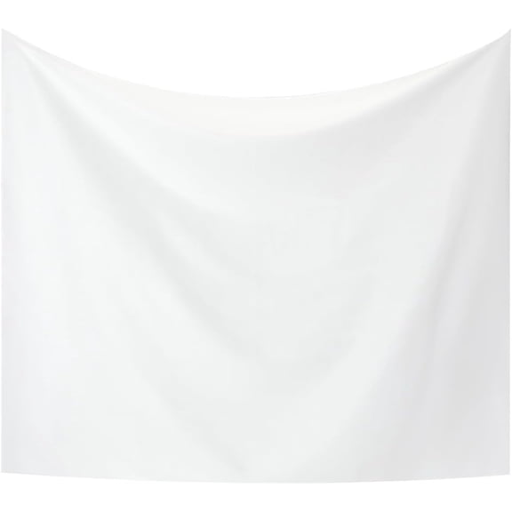 White Polyester Tapestry for Tie Dyeing Large Blank Plain Backdrop DIY Hanging Wall Tapestry, for DIY Crafts Bath Towel Travel Towel Bedroom Living Room Decor(59 x 51 Inch)
