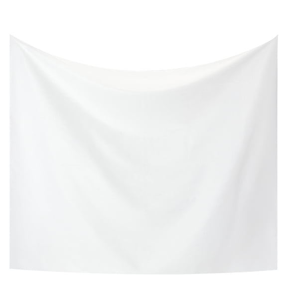White Polyester Tapestry for Tie Dyeing Large Blank Plain Backdrop DIY Hanging Wall Tapestry for DIY Crafts Bath Towel Travel TowelDecor(59 x 51 Inch)