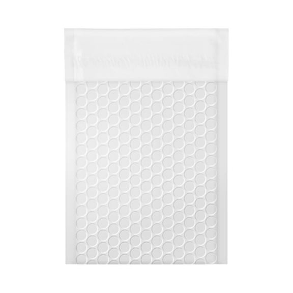 White Polyethylene Bubble Mailers 4x7" | Shockproof Mailing Bags - Bubble Mailers - 50/100 Count