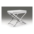 thumbnail image 1 of White Polyurethane Chair with Chrome Base, 1 of 5