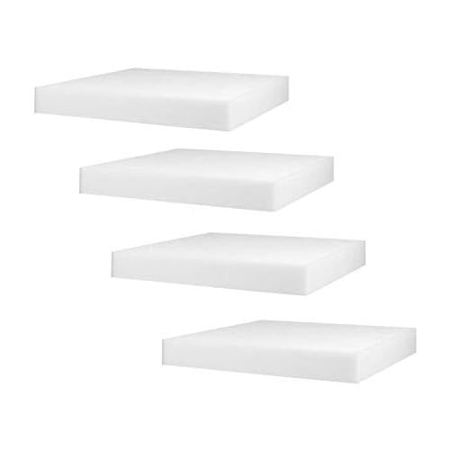 White Polyurethane Foam Cushion Inserts; Square 16X16 Foam Tiles For