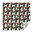 thumbnail image 1 of White Poodle Dog Hawaiian Floral Square Tablecloth,Waterproof Square Table Cover,Wipeable Spillproof Washable Table Cover for Home Kitchen Party Decor 60"x60"(152x152cm), 1 of 6