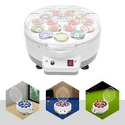 White Pool Ball Cleaner and Polisher Machine, 180W Electric Billiard Ball Cleaning Machine Automatic Pool Ball Polishing Cleaning Machine Billiard Ball Polishing Cleaning Machine-3min/Cleaning 16Balls