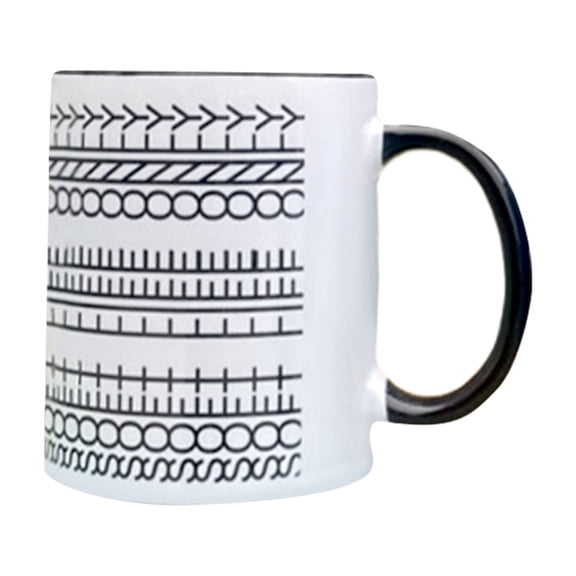 White Porcelain Drinking Cup Hidden Design Elegant Ceramic Material Durable Stylish Timeless for Living Room Tea Table Home Daily Hydration