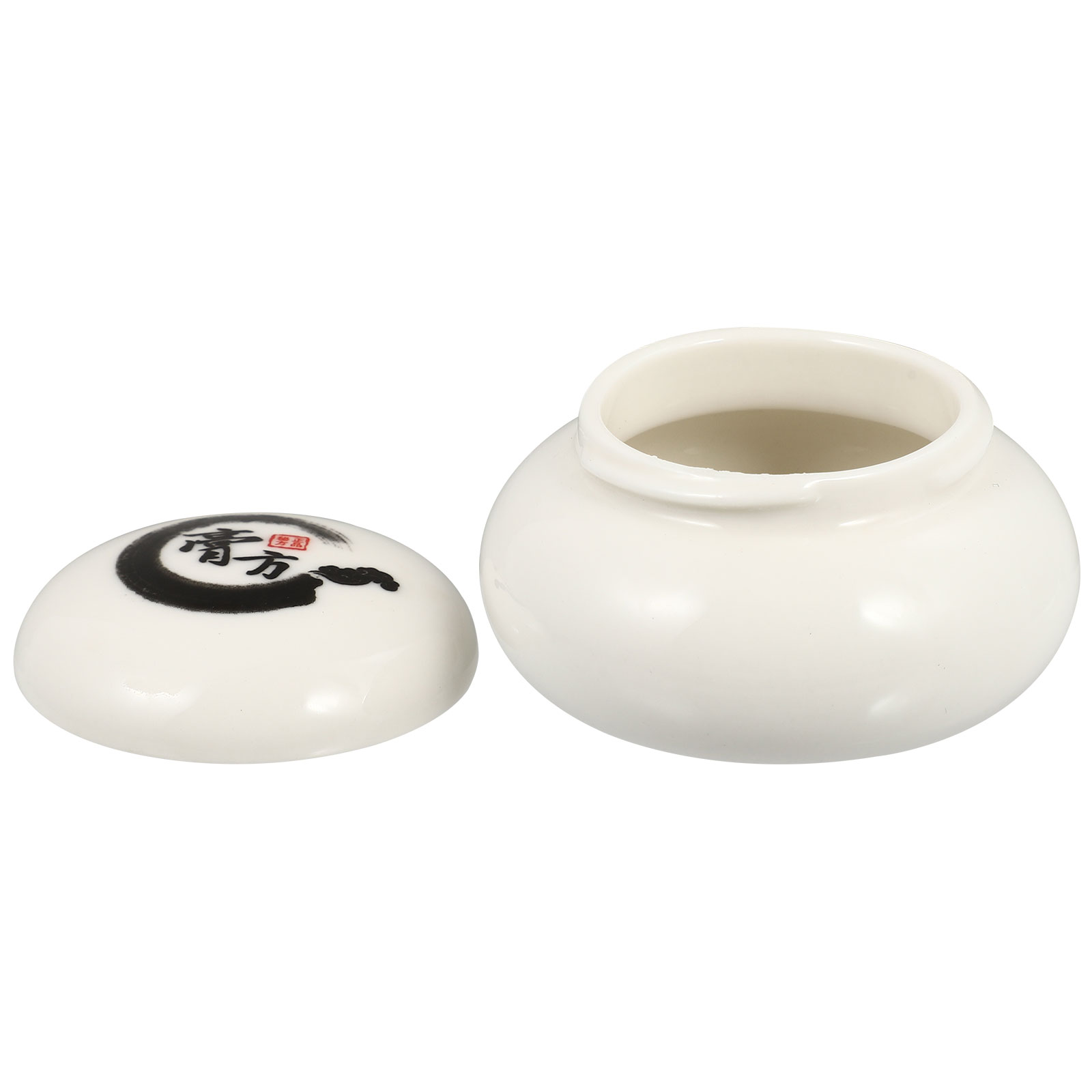 White Porcelain Jar Lip Balm Containers Tea Canister Tea Storage