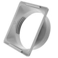 White Portable Air Conditioners Exhaust Hose Adapter Connector