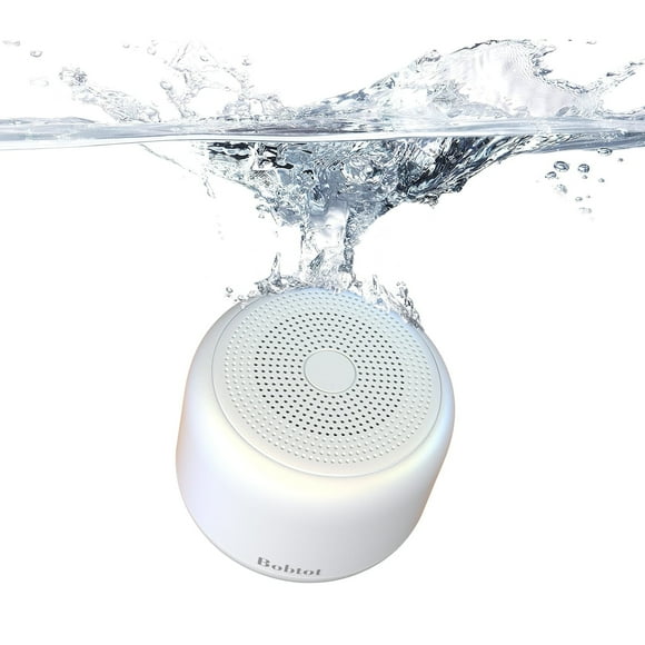 Bobtot Portable Bluetooth Speaker,IPX5 Waterproof Wireless Speaker with Bluetooth 20H Playtime,Built-in Mic Mini Speaker for Outdoor/Party/Beach/Travel/Gifts,White