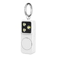 thumbnail image 1 of White Portable Personal Safety Alarm, Rechargeable Anti-Wolf Device with LED Flashlight & Anti-Spy Camera, 1 of 6