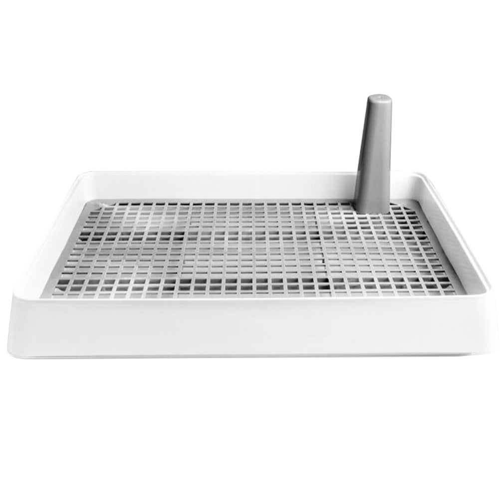 White Pp Material Litter & Housebreaking Cat Box Dog Toilet Potty Trash