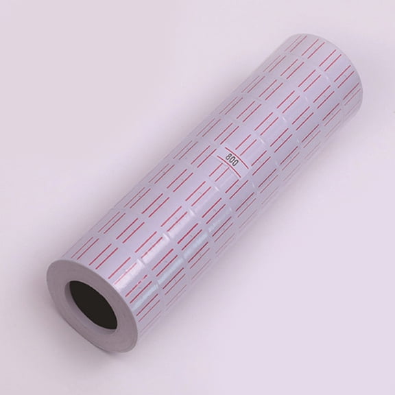 White Price Label Paper for Price Tag Code Sticker Durable for Retail Use