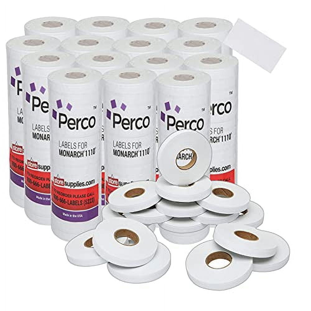 White Pricing Labels for Monarch 1110 Price Gun Fifteen Sleeves Value