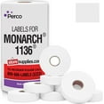 thumbnail image 1 of Perco White Pricing Labels for Monarch 1136 Price Gun - 8 Rolls, 14,000 Price Marking Labels, 1 of 7