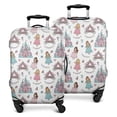 thumbnail image 1 of White Princess Castle Pattern Luggage Cover Fashion Suitcase Cover Baggage Covers Fit 25-28 Inch Luggage (Go Travel), 1 of 5