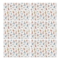 thumbnail image 1 of White Princess Castle Pattern Summer Placemats Table Placemats Set Of 6-Linen Kitchen Washable Placemats Table Mats 11.8"x17.7"Non-Slip Heat Resistant, 1 of 5