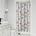 thumbnail image 1 of White Princess Fairy Castle Pattern Shower Curtain 36"x72" ,Bathroom Decorative Shower Curtains Set with 12 Hooks,Modern Waterproof Washable Shower Curtain, 1 of 6