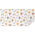 thumbnail image 1 of White Princess Fairy Sun Pattern Rectangle Tablecloth 60"x120",Waterproof Polyester Rectangle Table Cloth, Wipeable Spillproof Polyester Tablecloth for Dining, Camping, Indoor and Outdoor, 1 of 6